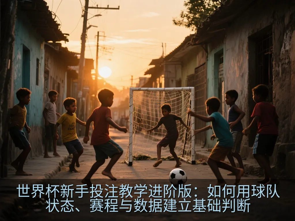 世界杯新手投注教学进阶版：如何用球队状态、赛程与数据建立基础判断